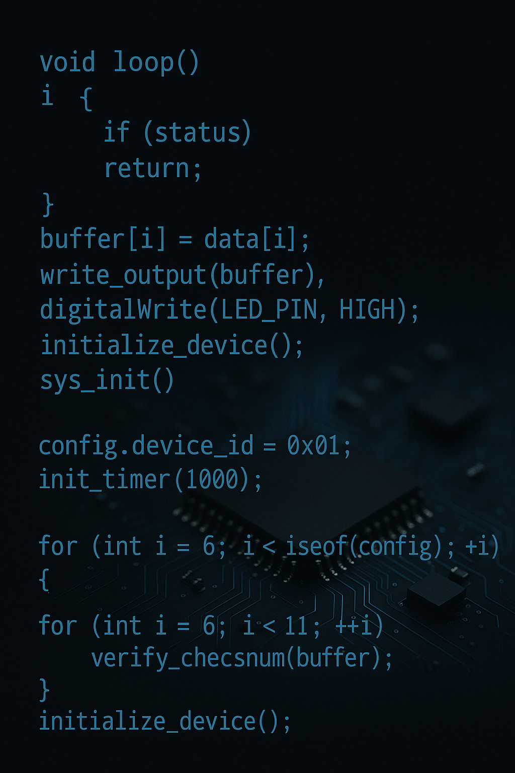 Embedded software and firmware